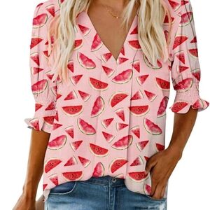 Watermelon blouse